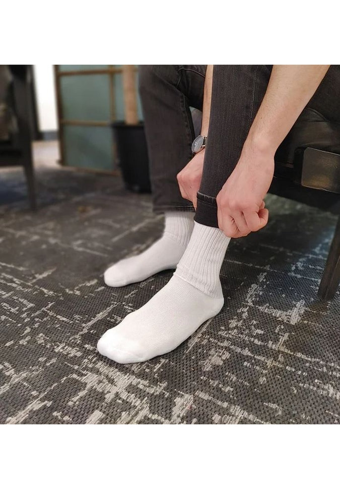 J.B. Field's 98% Cotton Diabetic Socks for Men & Women - Ultra Soft Cushioned Comfort for Sensitive Feet - Ideal for Diabetes, Swelling & Circulation Support - Perfect for Daily Wear, Work & Relaxation