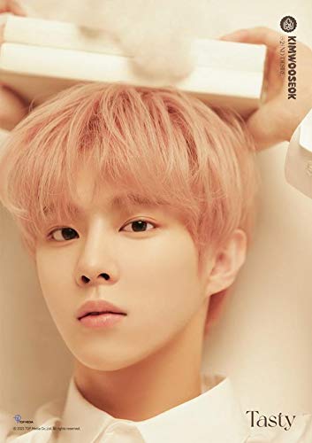Kim Wooseok Tasty 2nd Desire Album 2 Version Set - CD, Poster, Photobook, Lyric Paper, ID Picture, Photocard & Stickers | K-Pop Collectors Edition | Perfect for Fans, Gift Giving & Music Enthusiasts