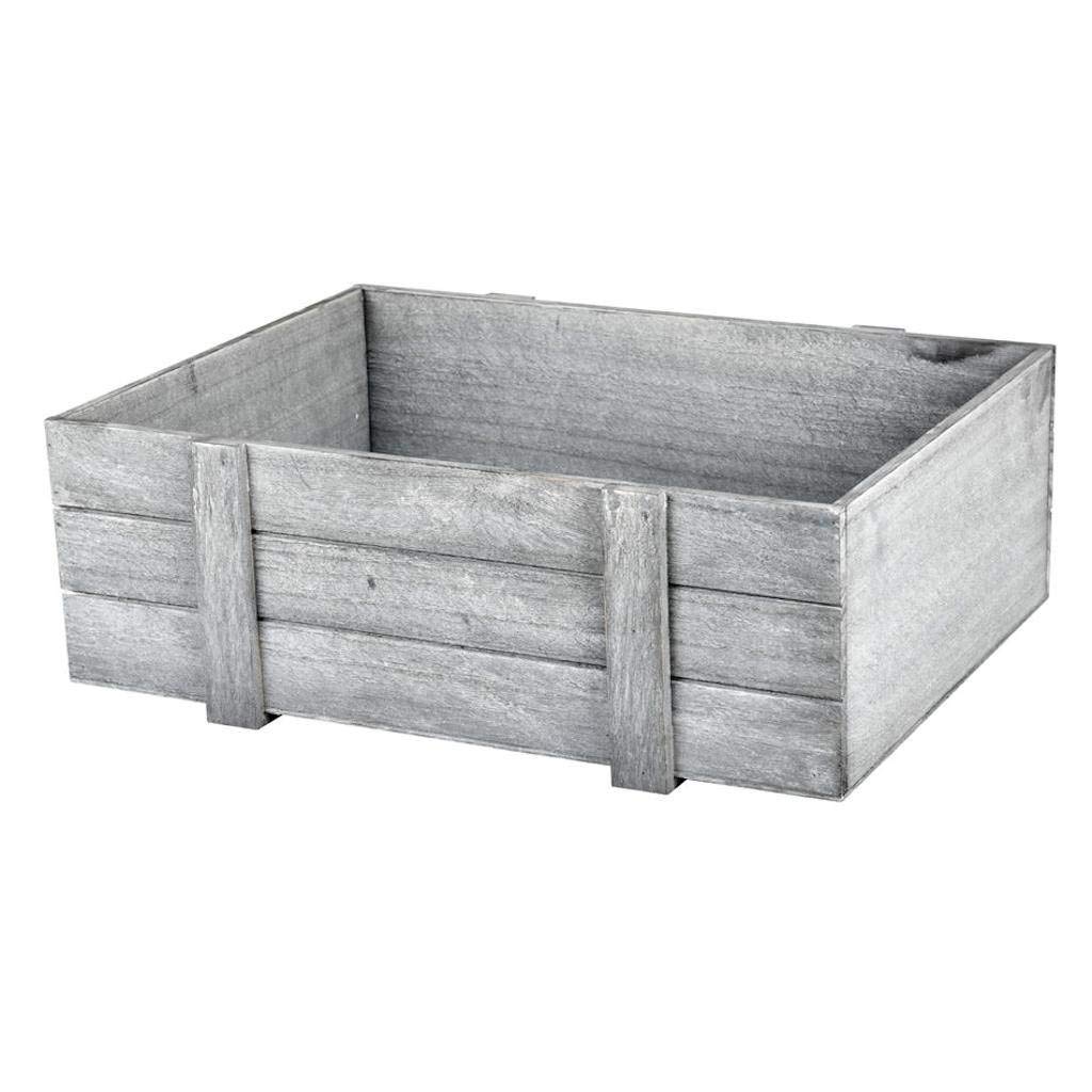 Vickerman 17 Inch Wooden Panel Box - Decorative Storage Box for Home Organization, Jewelry, Keepsakes & Gift Wrapping | Rustic Home Decor for Living Room, Bedroom & Office