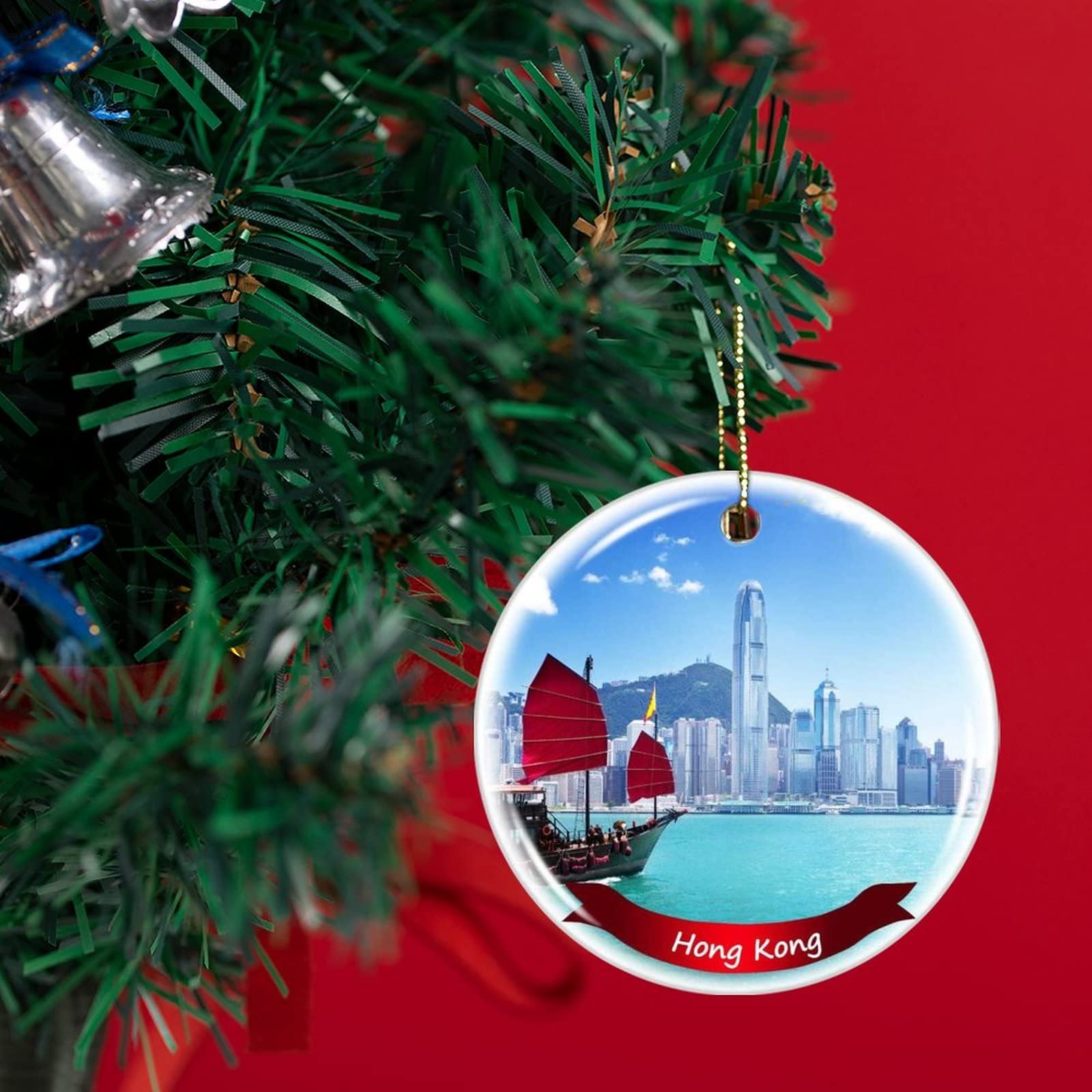 Hong Kong Christmas Ornament - 3