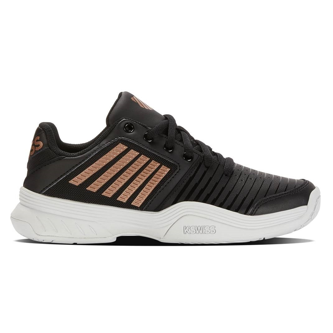 K Swiss Court Express Women's Tennis Shoes - Black & White | Lightweight Comfort for Tennis & Casual Wear | Perfect for Court Play, Gym Workouts & Everyday Fashion