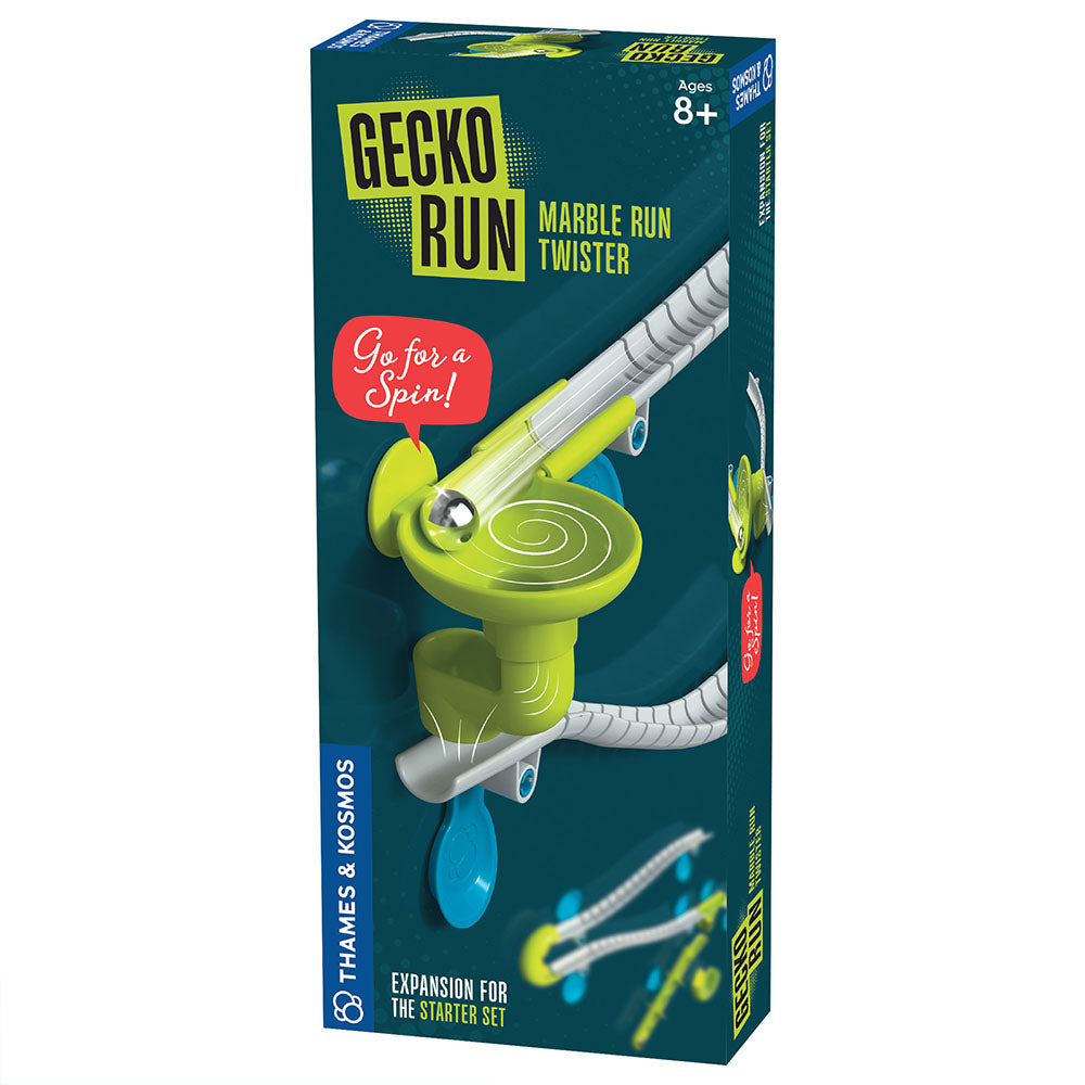 Gecko Run Marble Run Twister Expansion Pack - STEM Educational Toy for Kids - Fun Building Blocks for Creative Play at Home or School
