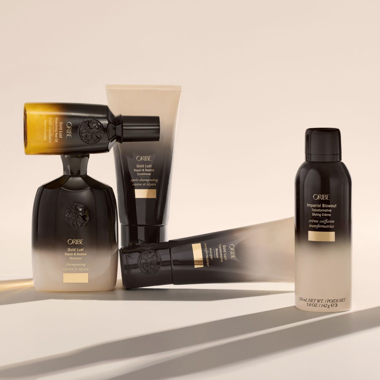 Gold Lust Repair & Restore Shampoo for Damaged Hair - Sulfate-Free Hair Treatment with Keratin & Argan Oil - Perfect for Dry, Brittle Hair & Split Ends Repair at Home or Salon