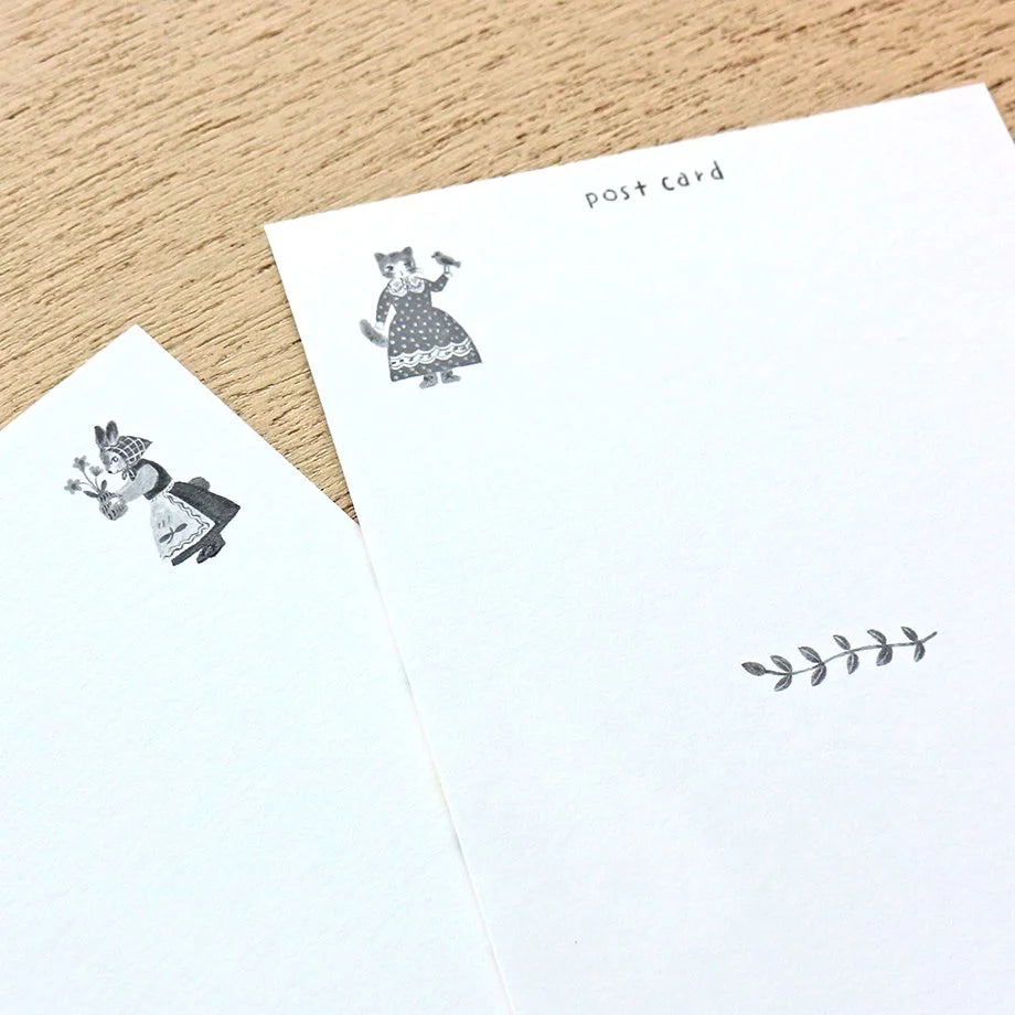 Aiko Fukawa Little Fluffy Friends Cute Animal Postcard Set - 12 Unique Designs for Greeting Cards, Scrapbooking & Home Decor