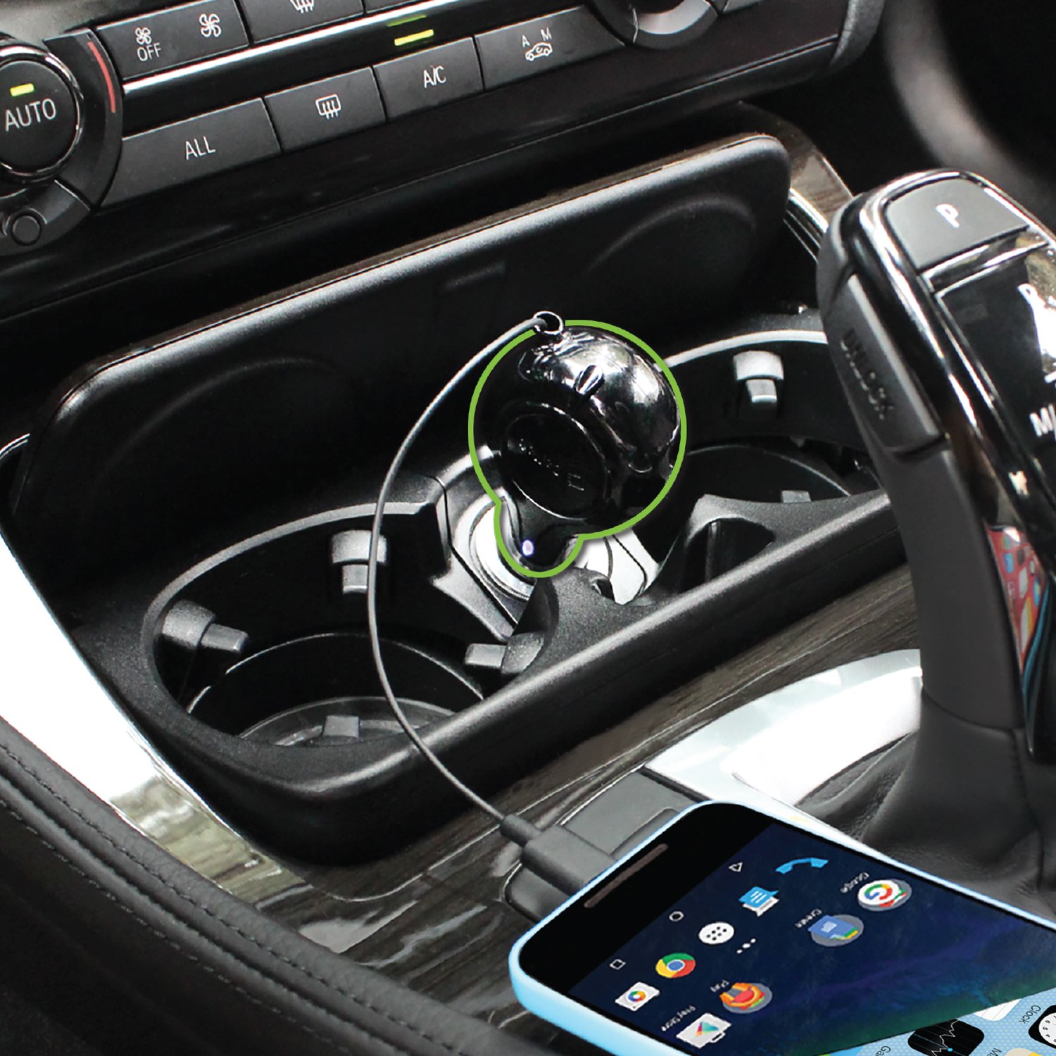Cellet Retractable Car Charger for iPhone 15, Samsung Galaxy & Google Pixel - 15W Fast Charging USB-C Car Adapter - Perfect for Road Trips & Daily Commutes