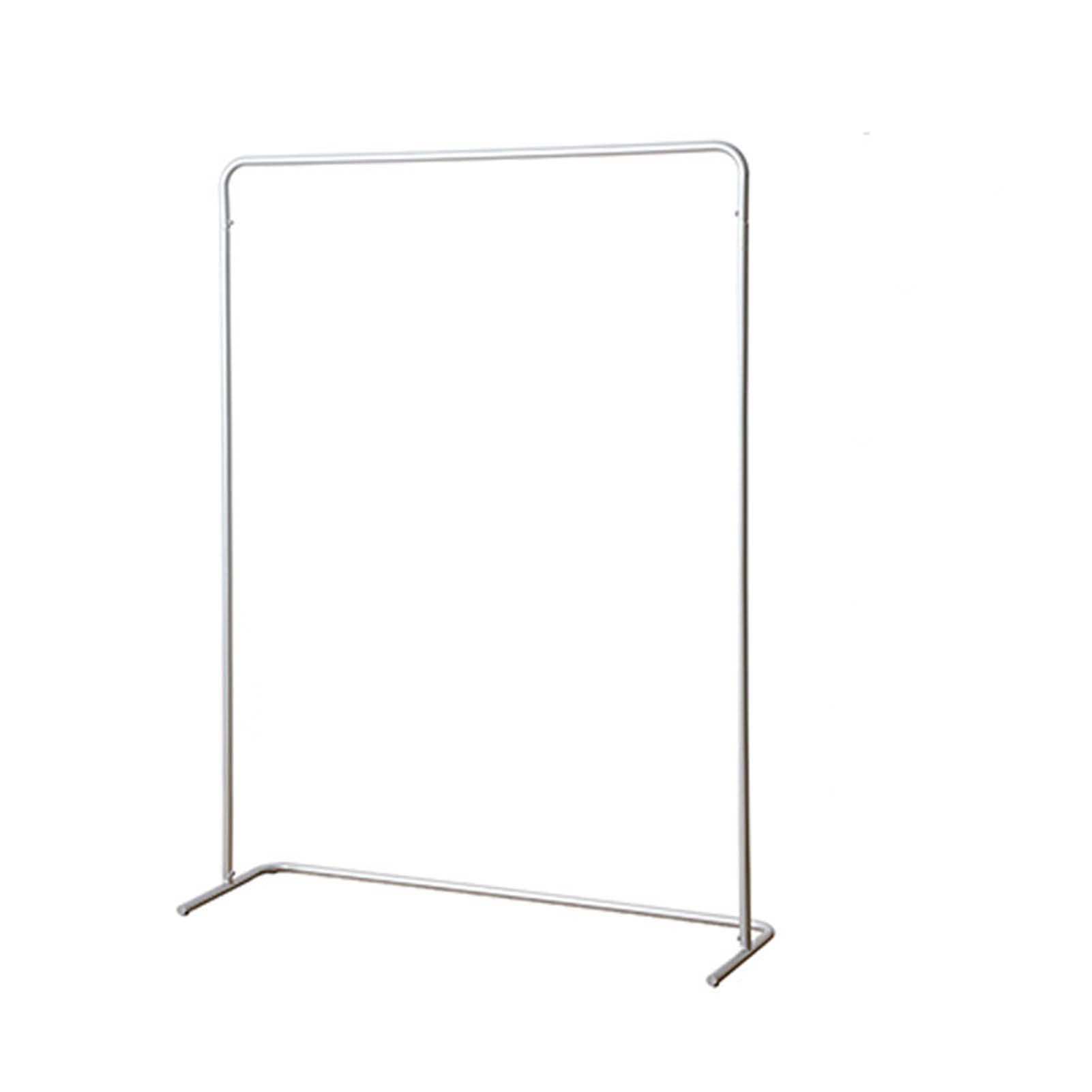Foldable Stainless Steel Garment Rack - Space Saving Clothes Drying Rack for Small Spaces (150x40x160cm) - Indoor Outdoor Use for Laundry Room, Bedroom, Balcony & Patio