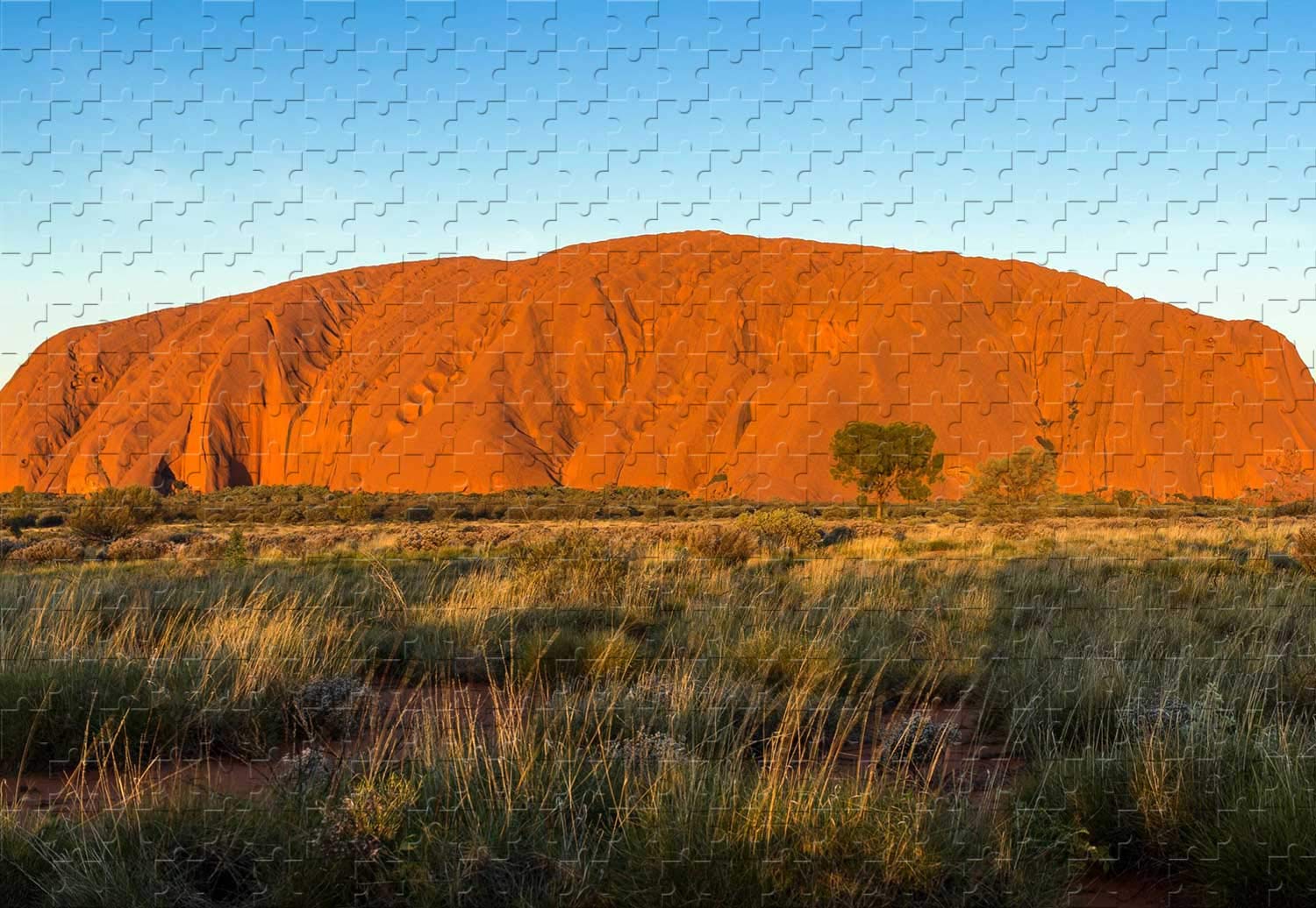 Uluru Sunset 300-Piece Jigsaw Puzzle - 20.6 x 15.1 Inches Premium Basswood Puzzle for Adults & Teens - Relaxing Home Activity, Gift Idea & Wall Art Decor