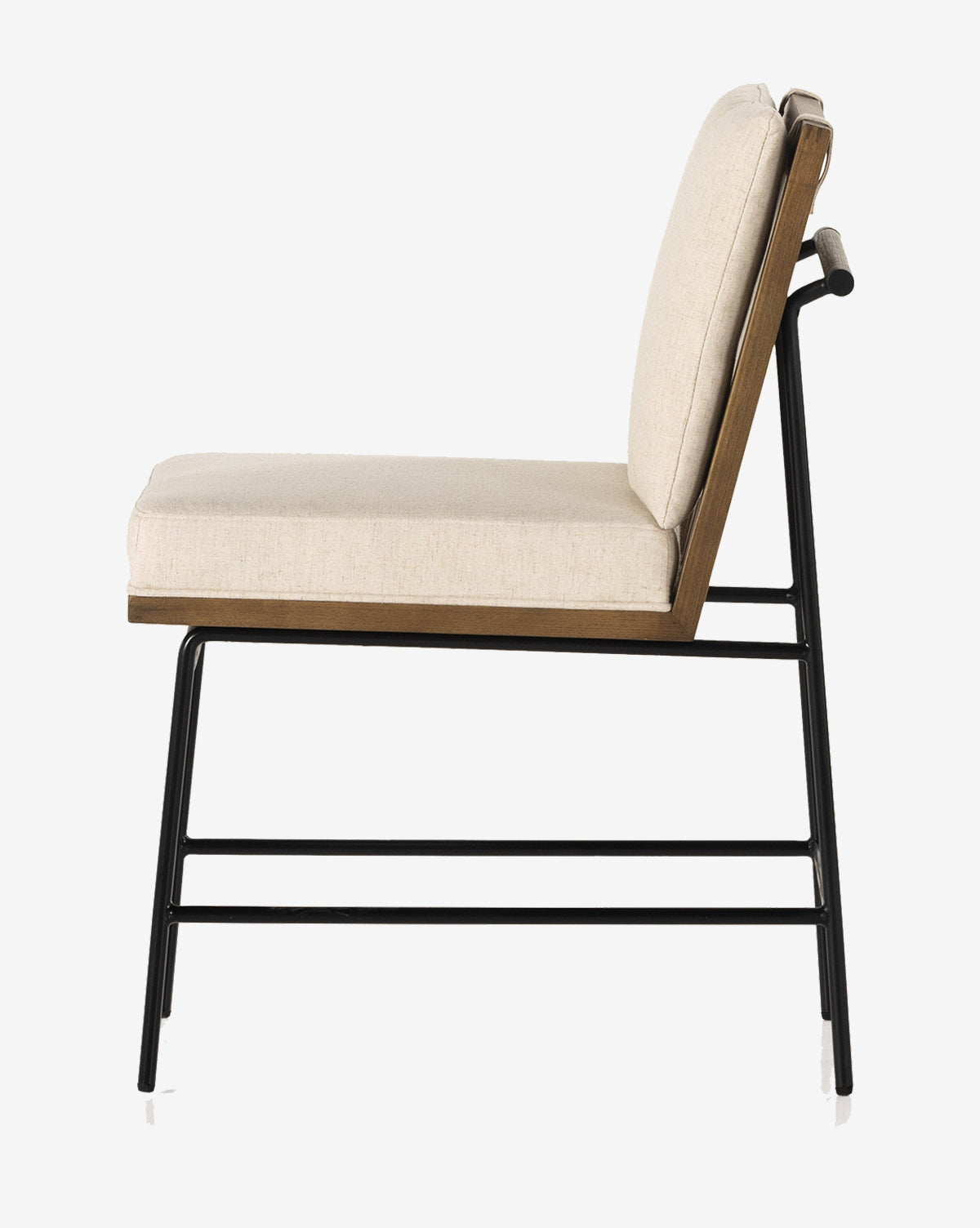 Selas Modern Dining Chair - Sturdy Wooden Kitchen Chairs with Padded Seat - Comfortable for Dining Room, Kitchen, Restaurant & Cafe Use