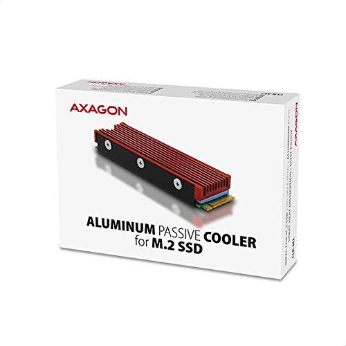 CLR-M2 M.2 SSD铝制被动散热器 - 兼容2280尺寸硬盘，高效散热，适用于游戏主机、笔记本电脑和台式机升级