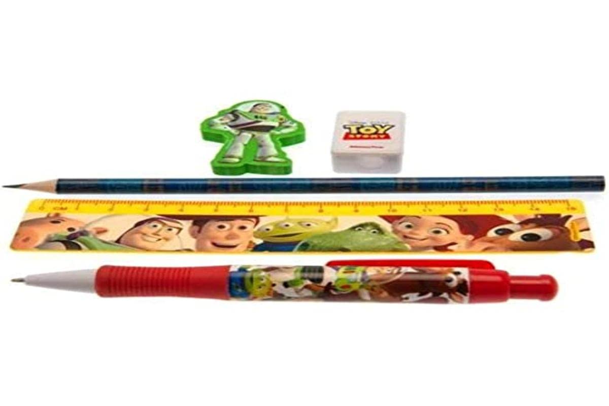 Disney Toy Story Friends Stationery Set - 60pcs School Supplies for Kids with Pencils, Erasers, Notebooks - Perfect for Classroom, Homework & Back to School Gifts