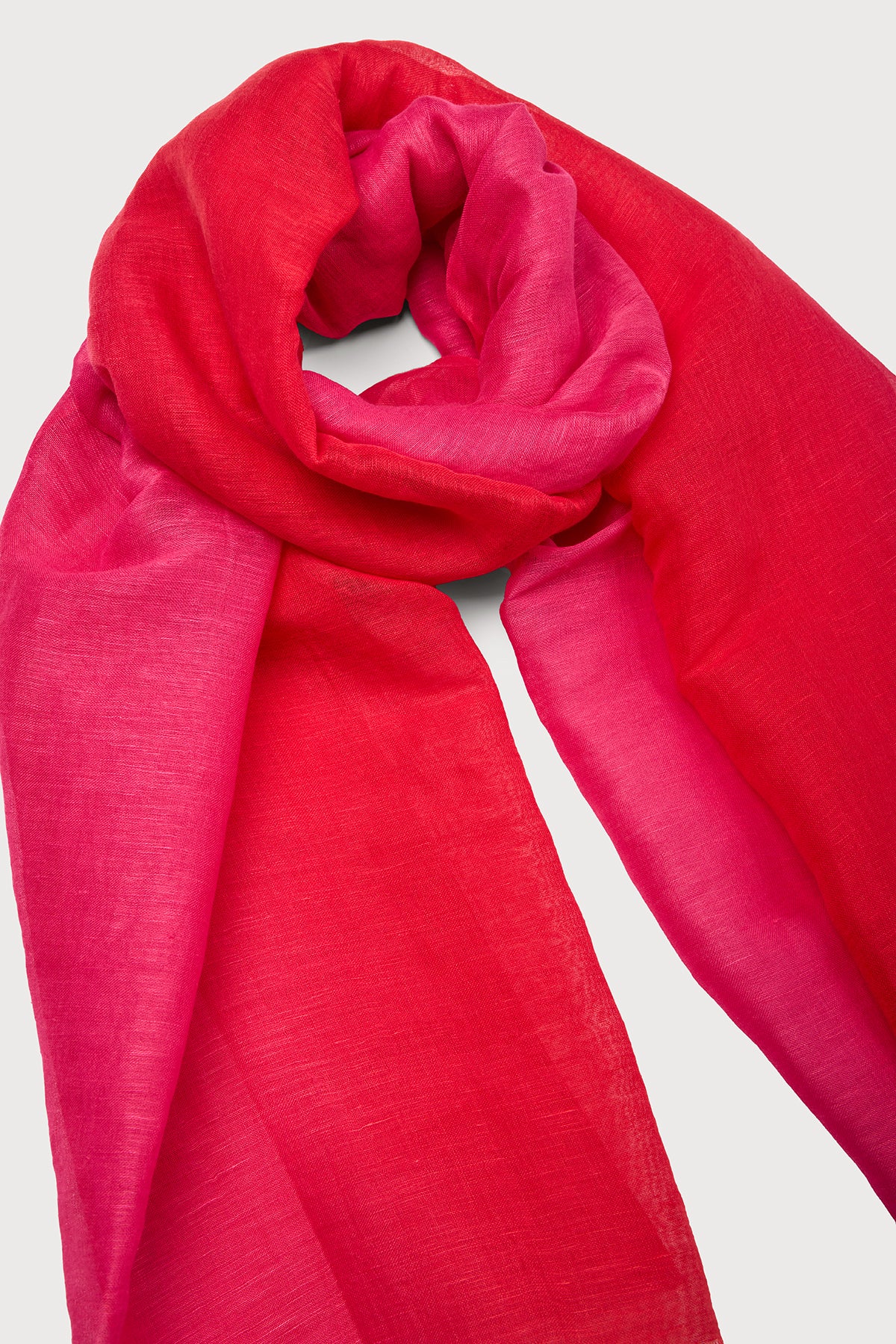 Stylish Linen Ombré Scarf - Lightweight Summer Fashion Accessory for Women - Perfect for Beach, Travel & Everyday Wear