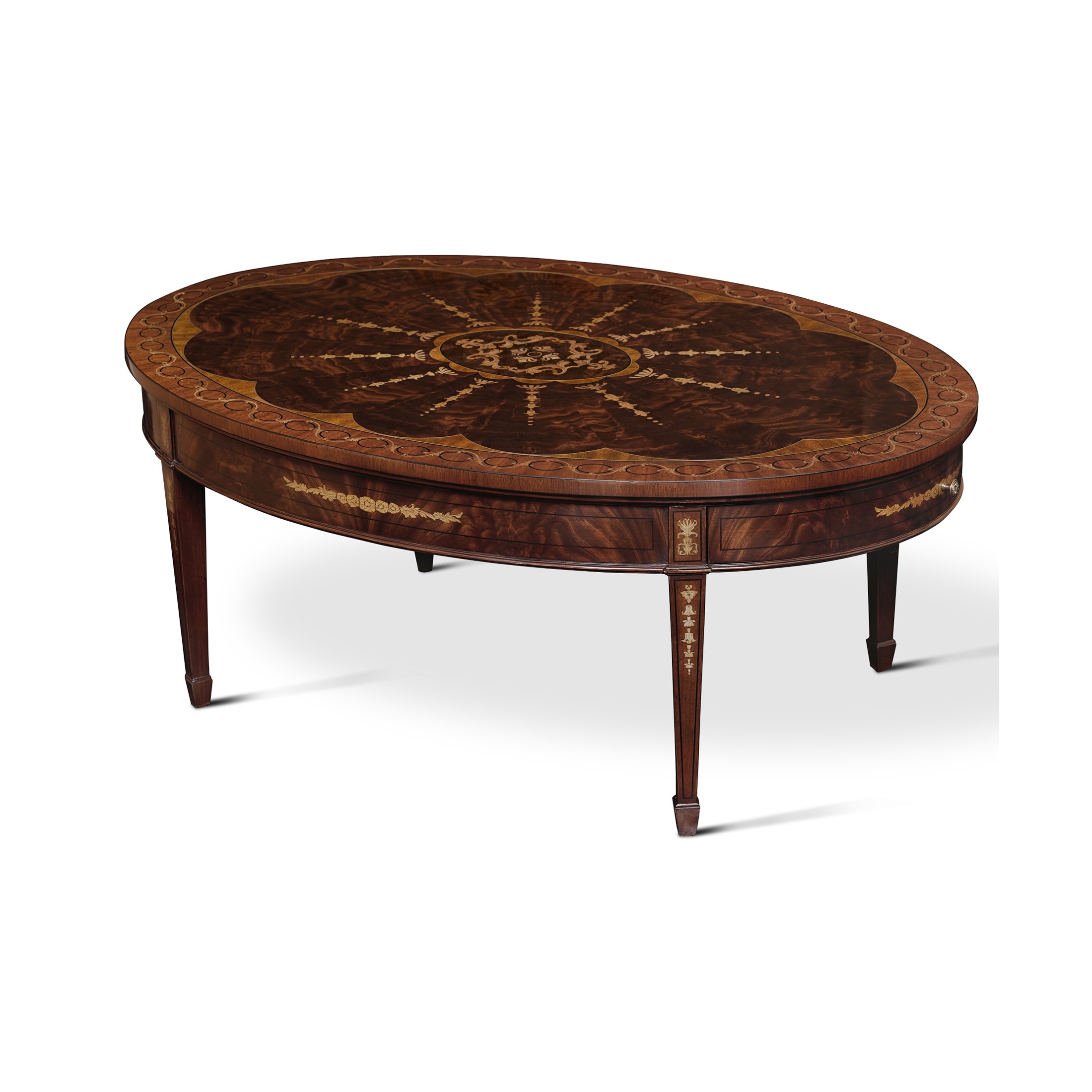 Baton Cocktail Table by Maitland Smith - Elegant Modern Side Table for Living Room, Lounge, or Office - Perfect for Coffee, Drinks, and Decor