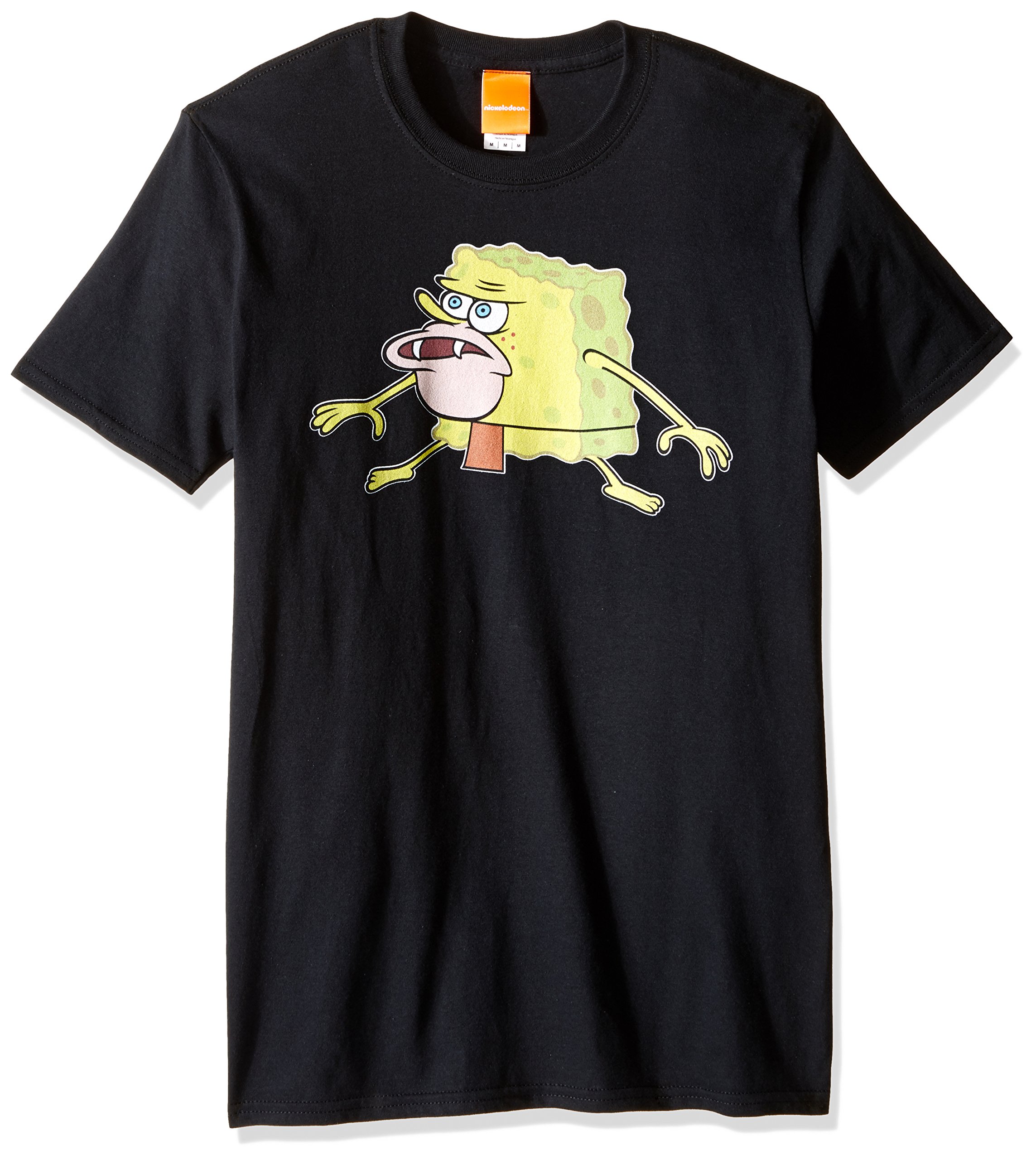 SpongeBob Caveman Meme Men's T-Shirt | Funny Nickelodeon Cartoon Graphic Tee | Casual Wear, Gifts for Fans, Cosplay & Pop Culture Events