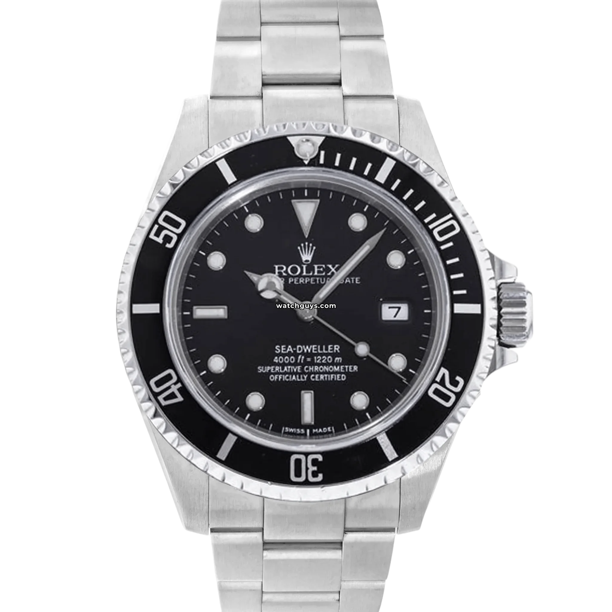 Rolex Sea-Dweller 16600 Men's Luxury Dive Watch with Black Dial - Perfect for Deep Sea Diving & Professional Use