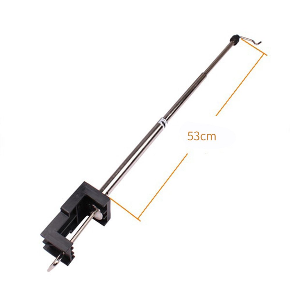 Heavy Duty Rotary Tool Hanger Stand with Telescopic Holder - Black | Durable Grinder Clamp for Flex Shaft Tools | Perfect for Household, Industrial & Outdoor DIY Projects, Metalworking & Woodworking