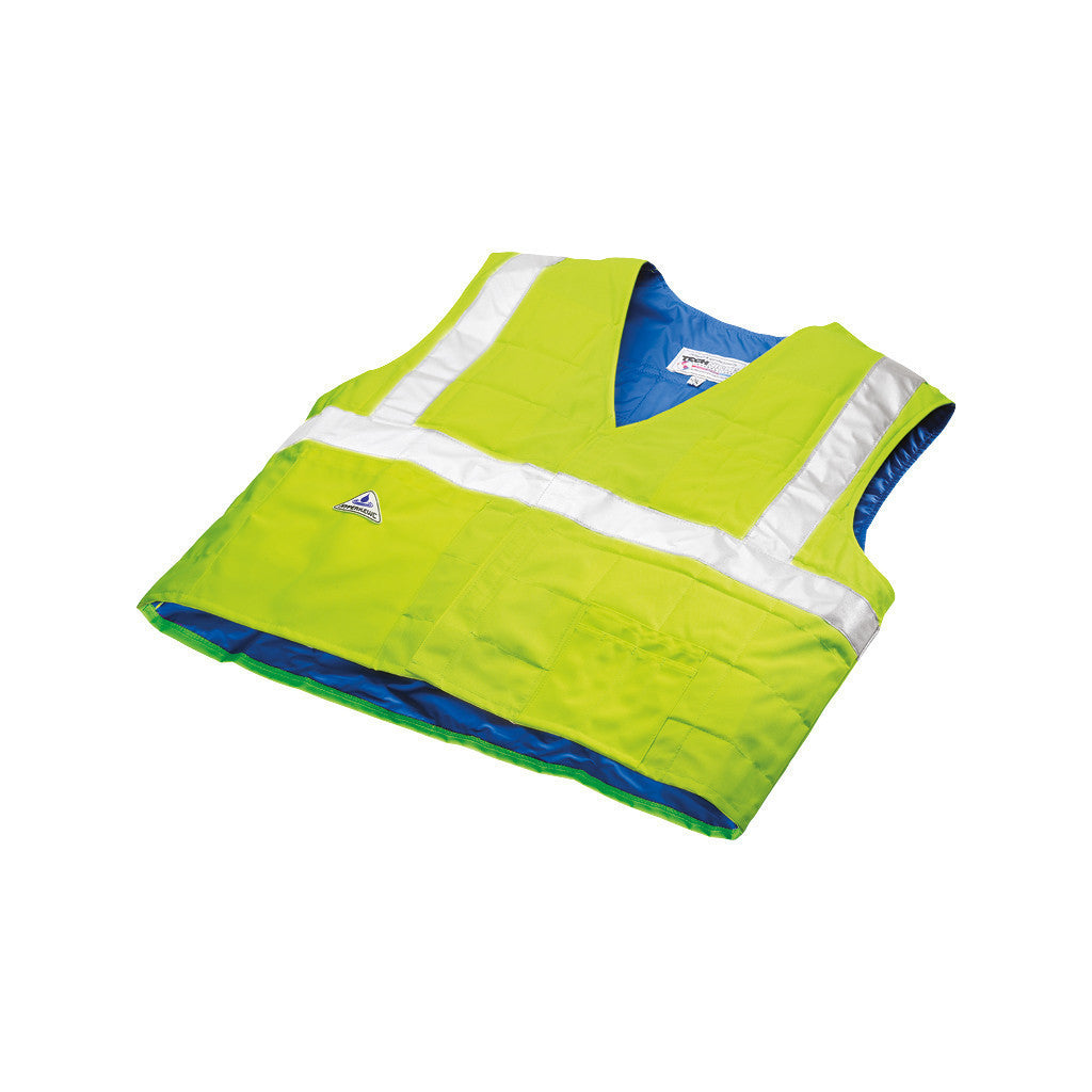 HyperKewl™ ANSI Class II Compliant Evaporative Cooling Vest for Outdoor Work & Safety | High Visibility Cooling Gear for Construction, Road Work & Hot Weather Activities