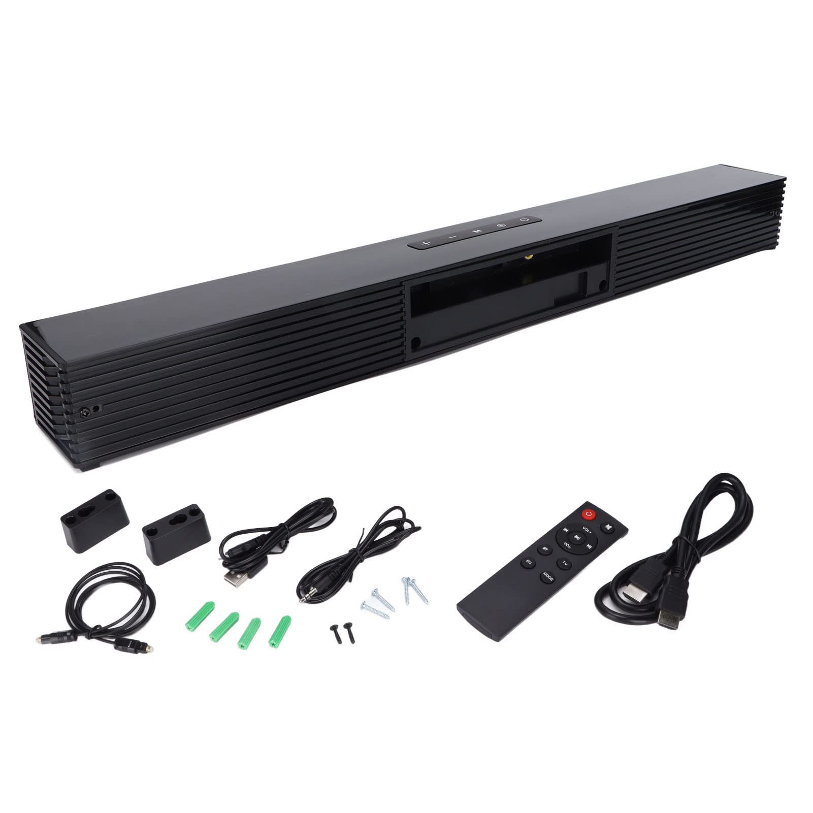 Smart Soundbar with Wireless Bluetooth & Subwoofer - Portable Speaker with Remote Control, 3.5mm Jack for TV, Home Theater & Gaming | Perfect for Living Room, Bedroom & Home Entertainment