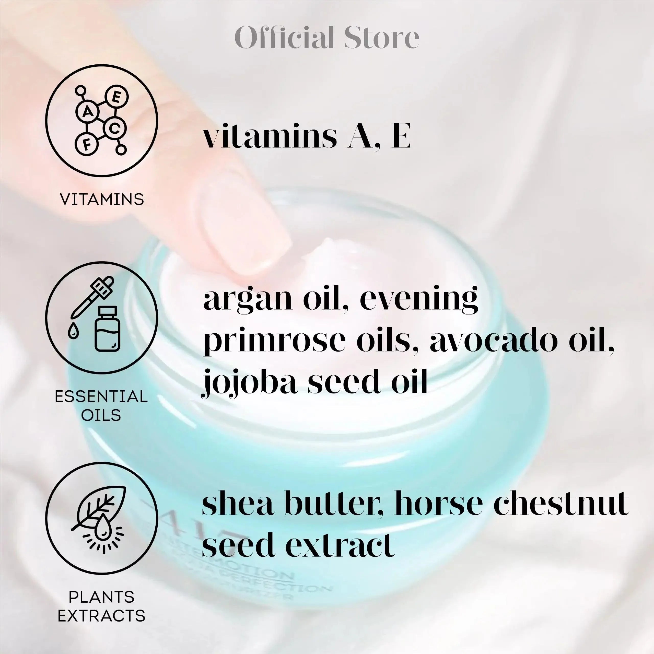 417 Mineral Aqua Perfection Face Moisturizer for Oily Skin - Oil-Free Hydration & Pore Minimizing Cream - Perfect for Daily Skincare Routine & Makeup Prep