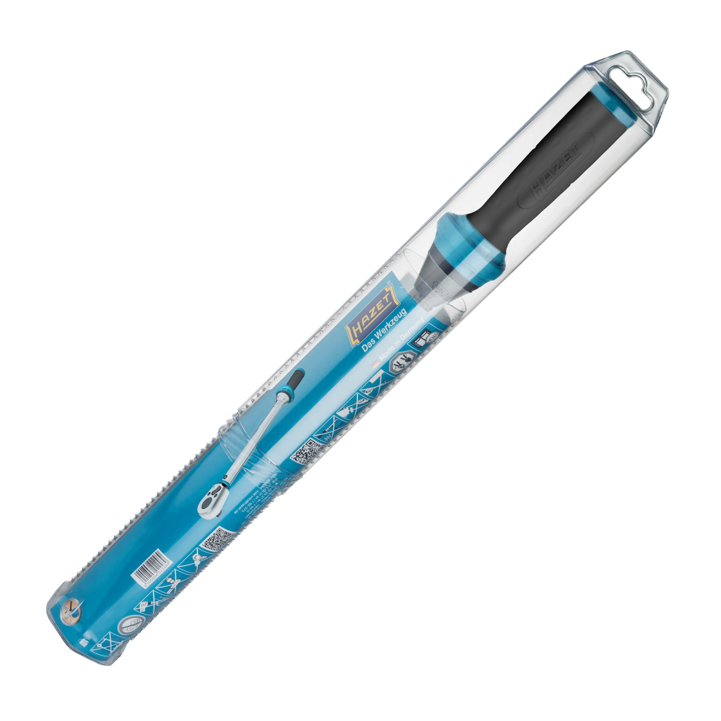 Hazet 6123-1CT 60-320 Nm Torque Wrench - Professional Black/Silver Finish - Perfect for Automotive Repair & Mechanical Maintenance