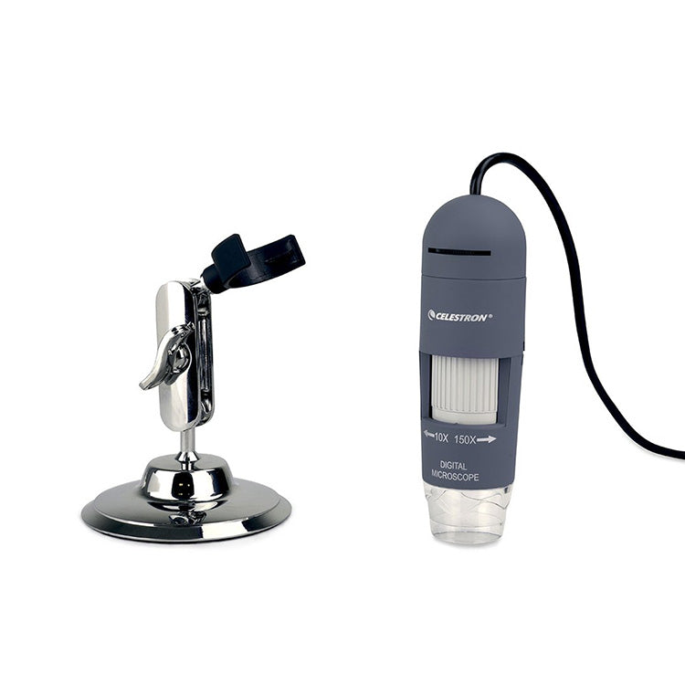 Celestron Deluxe Handheld Digital Microscope 44302 C - Portable USB Microscope for Science, Education & Hobby - Perfect for Coin Collecting, Jewelry Inspection & Biology Studies