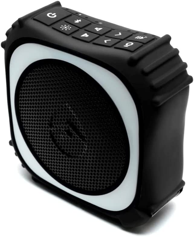 ECOXGEAR EcoEdge Pro GDI-EXEDGPRO403 Waterproof Floating Bluetooth Speaker - 20W Wireless Portable Speaker with Bottle Opener & LED Party Lights - Perfect for Pool Parties, Beach Outings & Outdoor Adventures (Black)