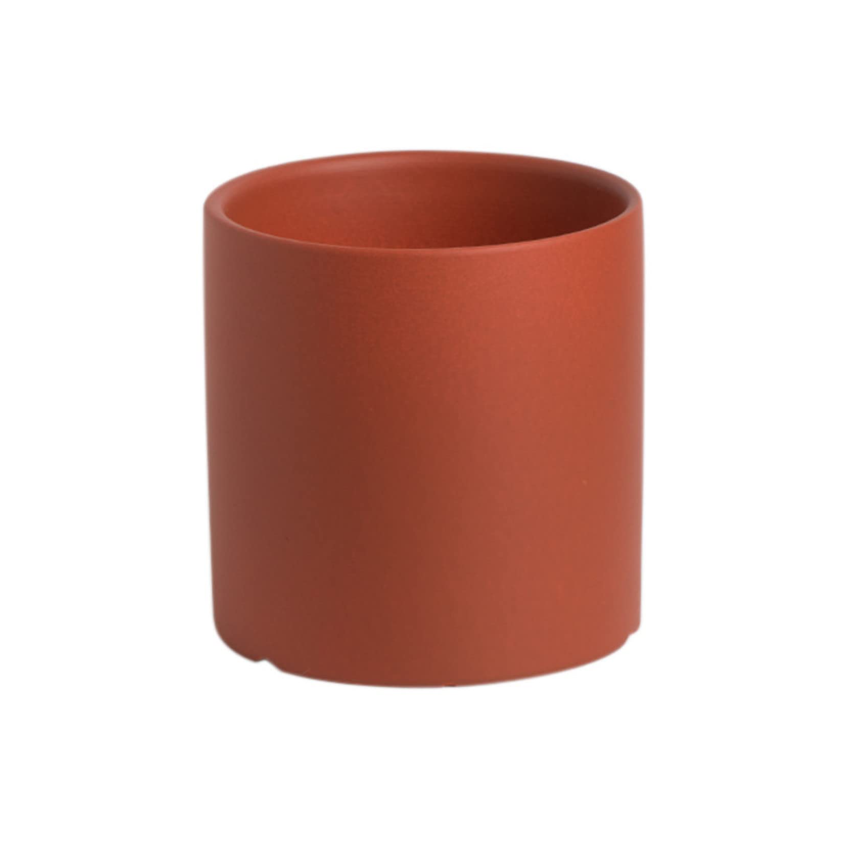 Ceramic Flower Pot with Drainage Tray - Succulent & Cactus Planter for Indoor Plants - Home, Office, Garden Decoration - Perfect for Windowsills, Desks & Balconies