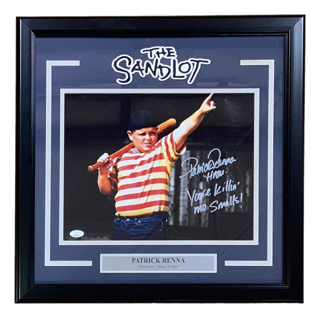 Patrick Renna Autographed 11x14 Framed The Sandlot Movie Photo - 