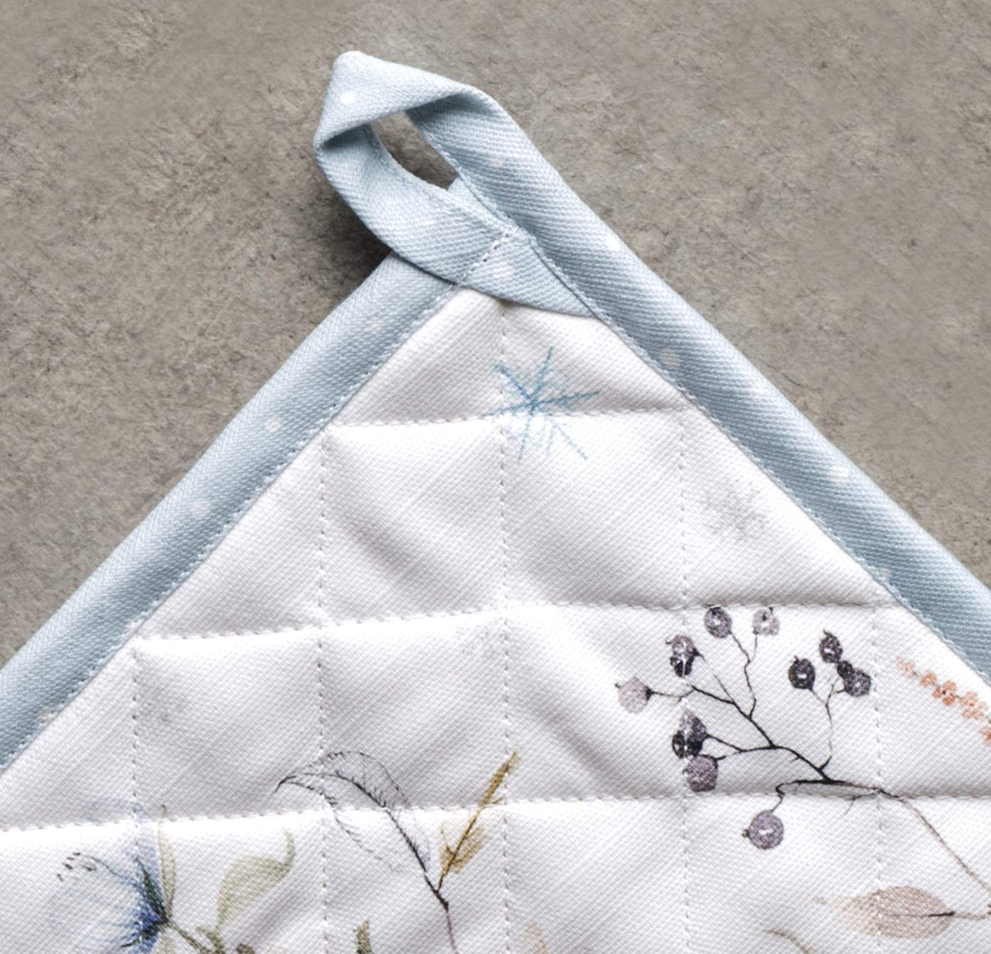 Maison d'Hermine 100% Cotton Set of 2 Heat Resistant Pot Holders 8