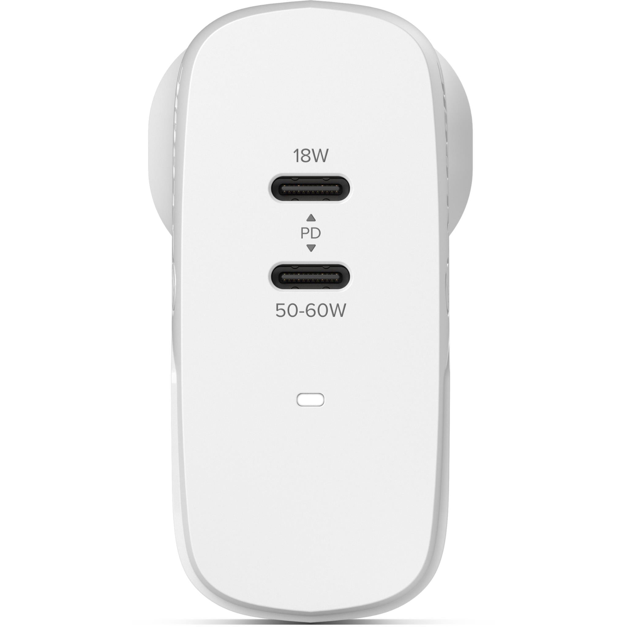 ALOGIC 68W GaN Fast Wall Charger with 2 USB-C Ports & Included 68W Cable - Perfect for iPhone 15, MacBook & Travel Charging