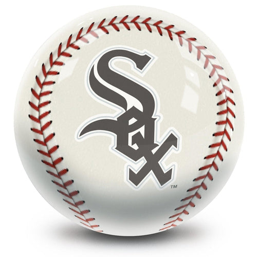 MLB Chicago White Sox Official Bowling Ball - Professional Baseball Team Design for Bowling Enthusiasts - Perfect for League Play, Birthday Gifts & Sports Fan Collections