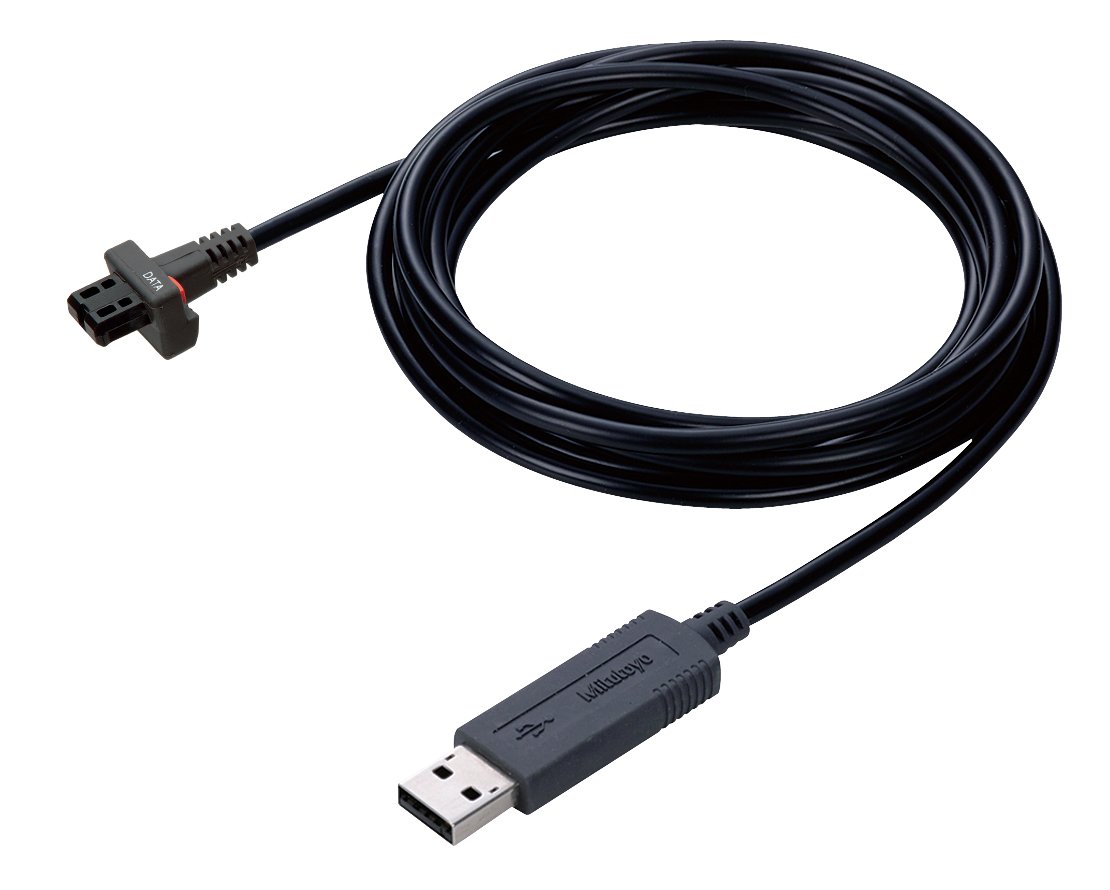 Mitutoyo 06ADV380C USB Input Tool - Compatible with Digimatic Calipers, Height Gauges & Depth Gauges | Data Transfer Device for Precise Measurement | Ideal for Industrial Quality Control & Laboratory Use
