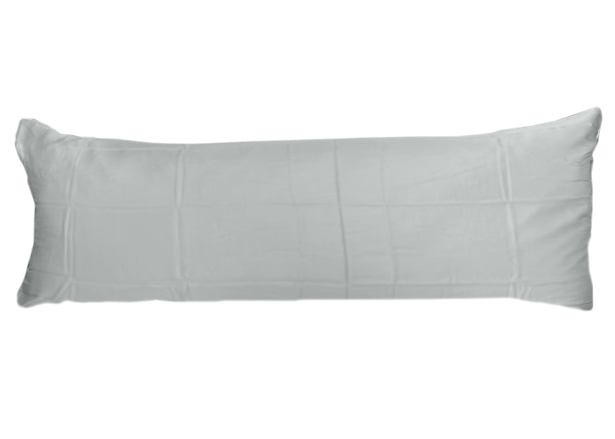 Antimicrobial Copper Infused Bamboo Body Pillow Cover - Hypoallergenic & Breathable for Side Sleepers, Pregnancy Support and Home Comfort