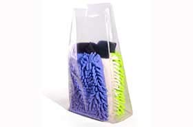 Clear Gusseted Poly Bags 2 Mil (6