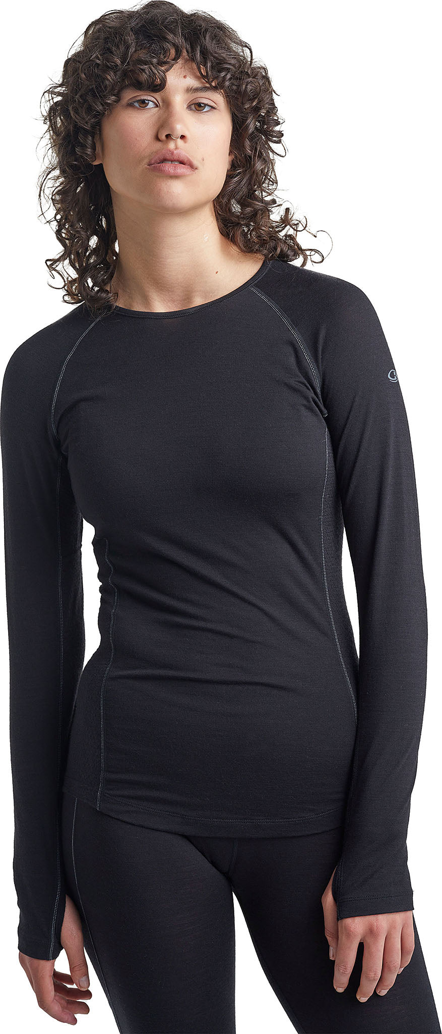 150 Zone Long Sleeve Crewneck Thermal Shirt for Women - Warm Winter Base Layer for Hiking, Running & Outdoor Activities