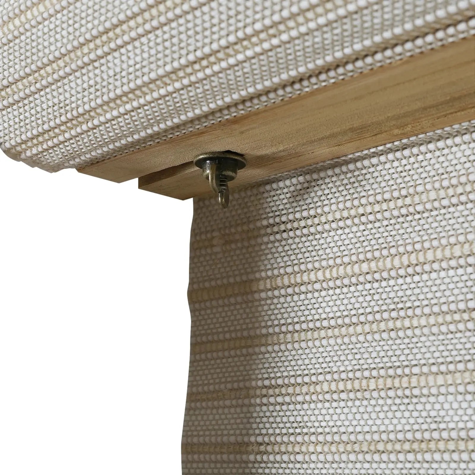 Natural Bamboo Woven Paper Window Shade - Marble White | Eco-Friendly Roman Blinds for Living Room & Bedroom Decor