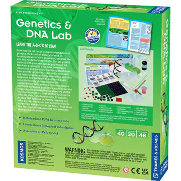 Genetics & DNA Lab Kit for Kids - Science Experiment Set for Home & School Learning - Explore Biology & Heredity with Fun STEM Activities