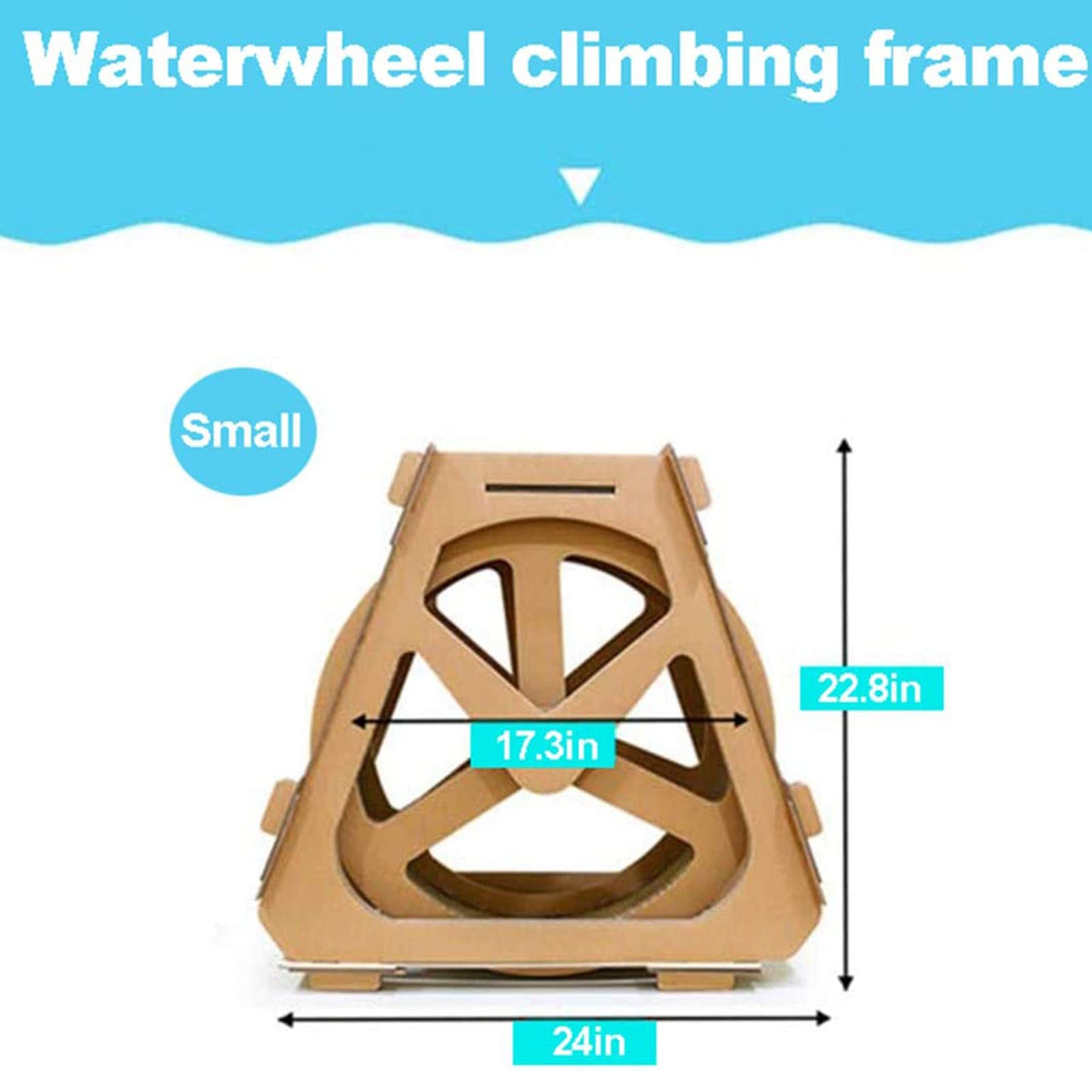 Premium Cat Exercise Wheel - Durable Pet Treadmill & Spinning Toy for Indoor Cats | Fun Climbing House & Fitness Equipment for Active Felines | Perfect for Small Apartments & Pet Playrooms
