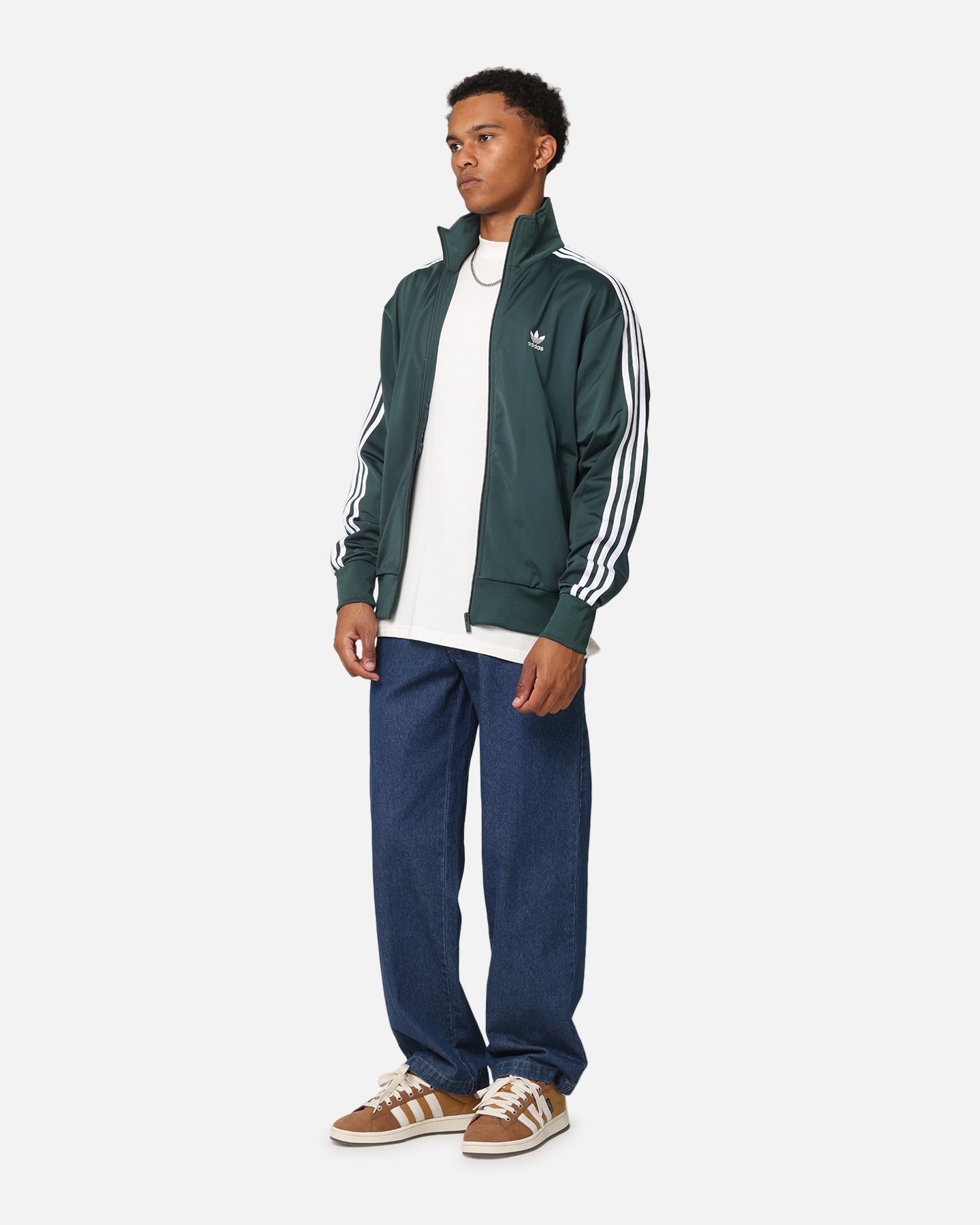 Adidas Firebird Track Jacket for Women & Men - Lightweight Running Windbreaker with Zipper - Mineral Green Athletic Jacket for Jogging, Gym Workouts & Outdoor Sports