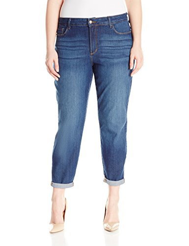 NYDJ Women's Plus Size Anabelle Skinny Boyfriend Jeans - Stretch Denim Pants for Curvy Figures | Comfortable & Stylish for Casual Outings, Work & Date Nights