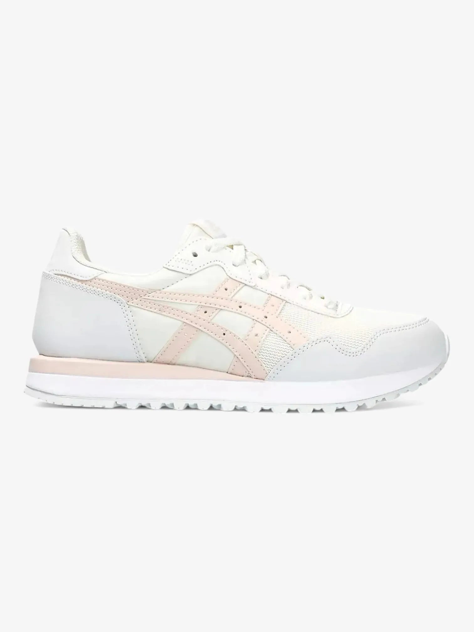ASICS Women's Tiger Runner II Running Shoes - White/Beige | Lightweight & Cushioned for Jogging, Gym Workouts & Daily Wear
