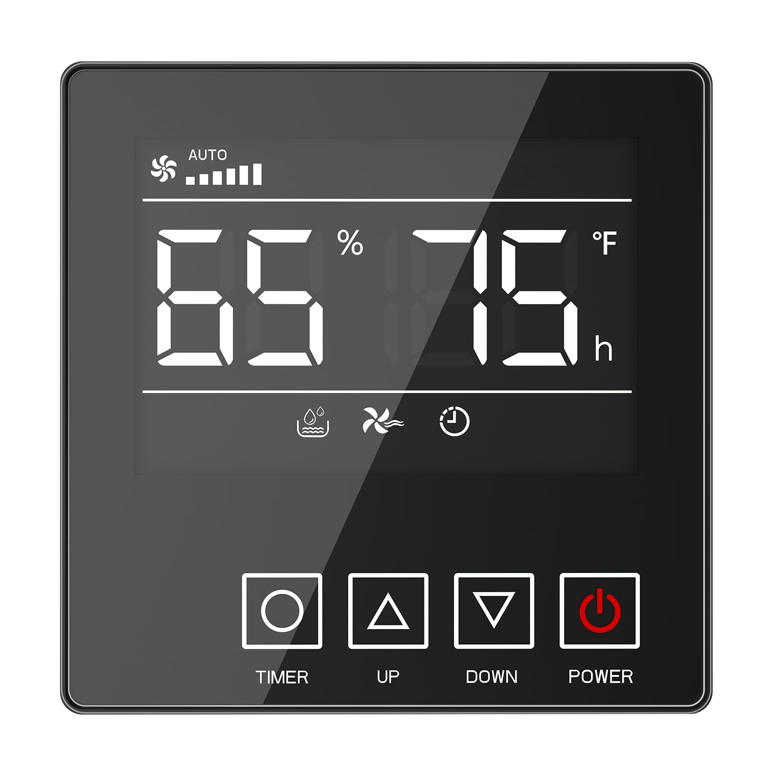 Digital Humidity & Temperature Remote Controller for Crawl Space Dehumidifiers - Compatible with MP70, M145, XP235 Models | Commercial Use | Smart Timer & Humidity Level Adjustment | Ideal for Basements, Warehouses & Storage Areas