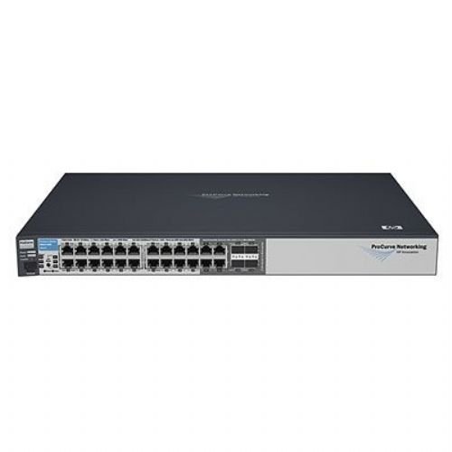 HP J9021A ProCurve 2810-24G 24-Port Gigabit Layer 2 Network Switch (Renewed) - Ideal for Small Business, Office & Home Networking