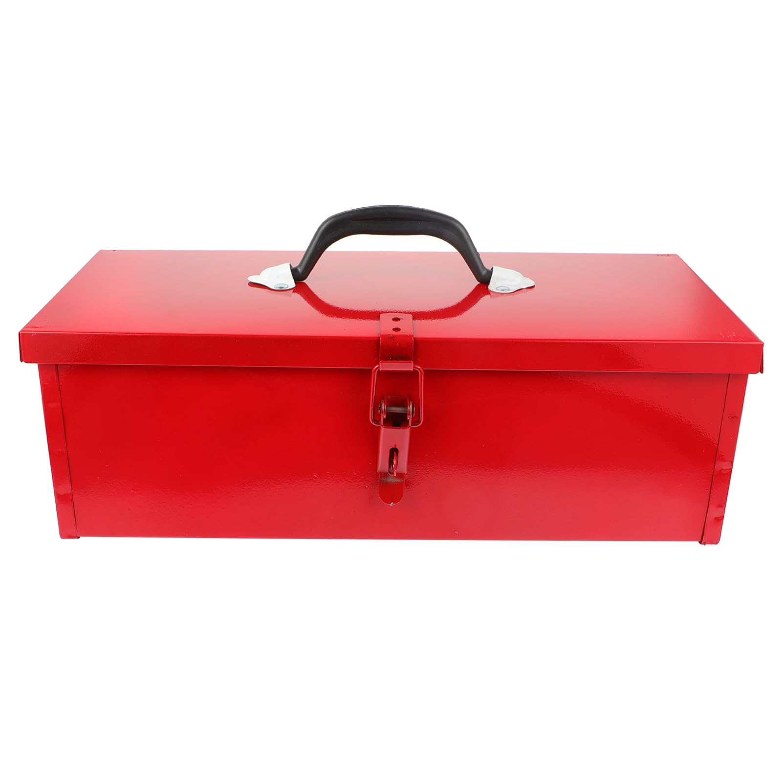 Portable Steel Tool Storage Box with Metal Closure - Durable Utility Tool Chest for Organizing Wrenches, Screwdrivers & DIY Tools - Perfect for Garage, Workshop & Home Repairs