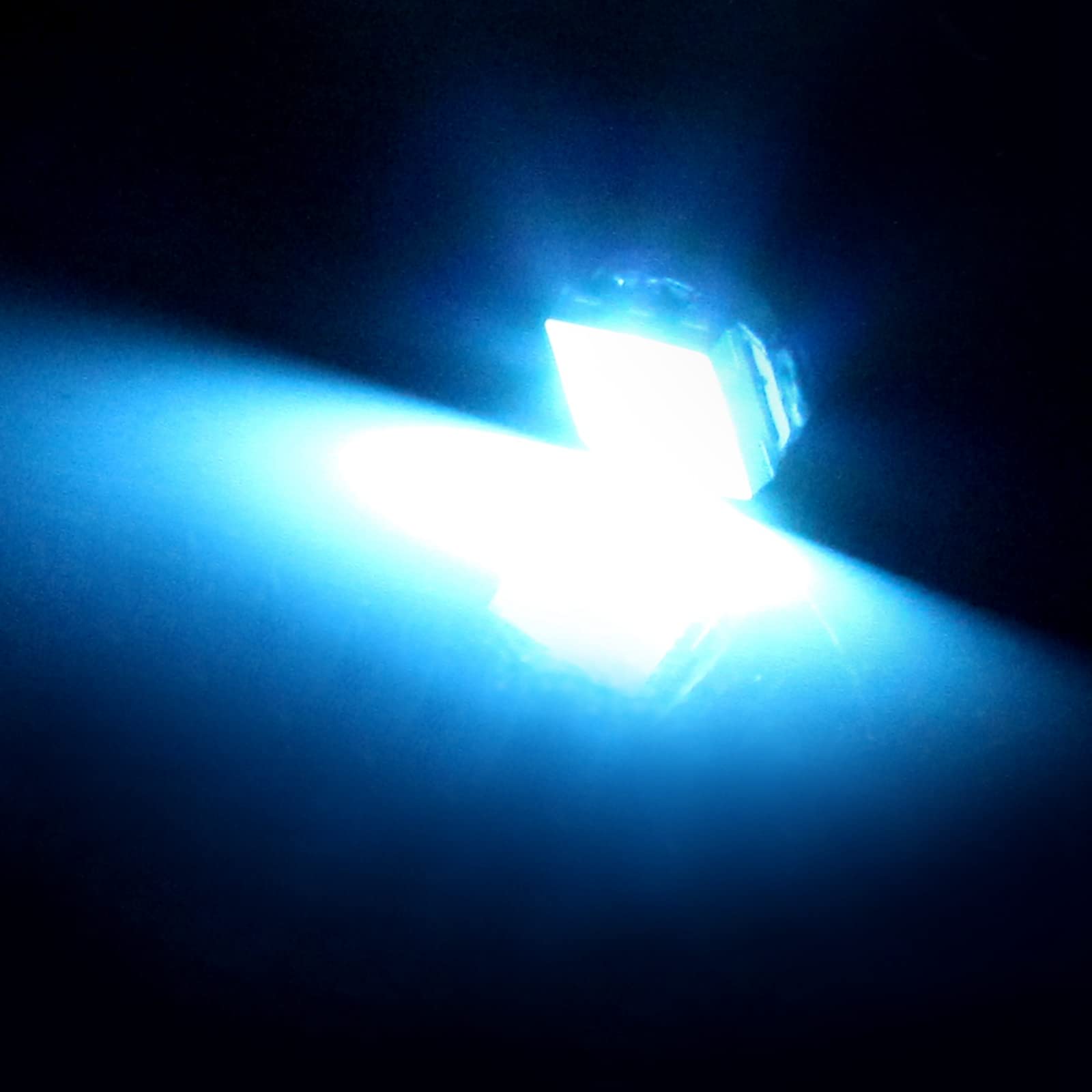 CCiyu T5 58 70 73 74 LED Wedge Light Bulb - Ice Blue Dashboard Gauge Replacement for Running Lights, Corner & Bumper Lights - Perfect for Car Interior Lighting & Night Driving
