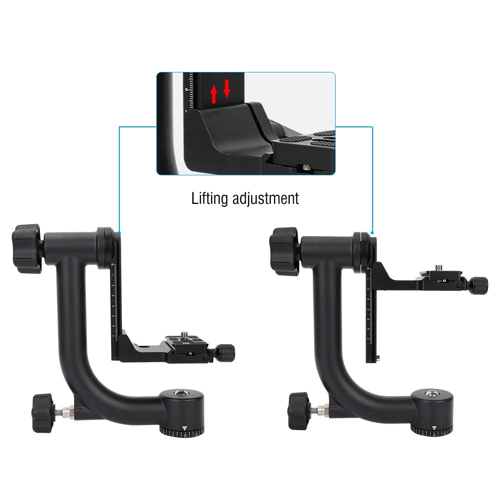 360° Rotating Camera Cantilever Head - Adjustable for Bird Watching, Wildlife Photography & Outdoor Shooting | Durable & Lightweight for DSLR & Mirrorless Cameras | Perfect for Nature Enthusiasts & Professional Photographers