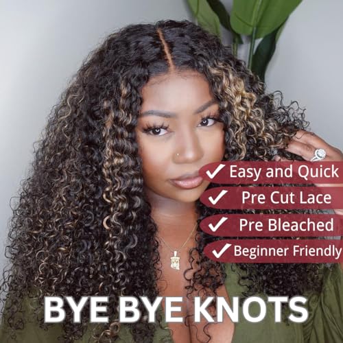 FB30 Balayage Brown│7x5 Glueless│Jerry Curly