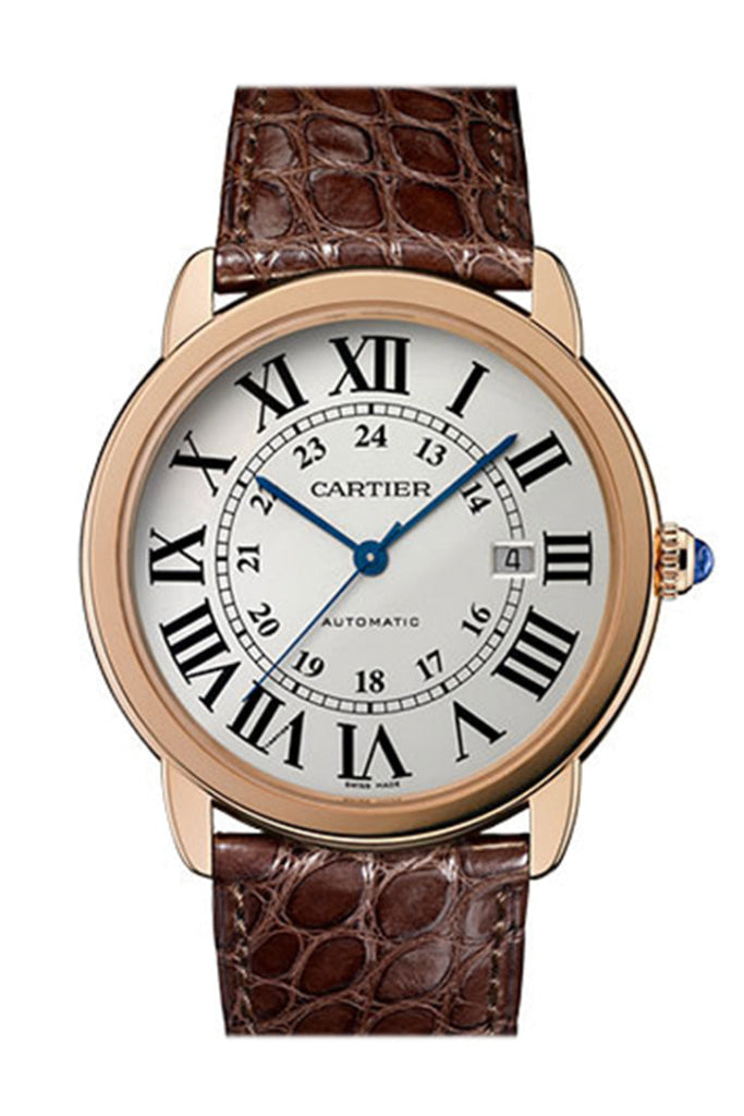 Cartier Ronde Solo XL Men's Watch - Stainless Steel & Rose Gold (Model W6701009) | Luxury Dress Watch for Business & Formal Occasions