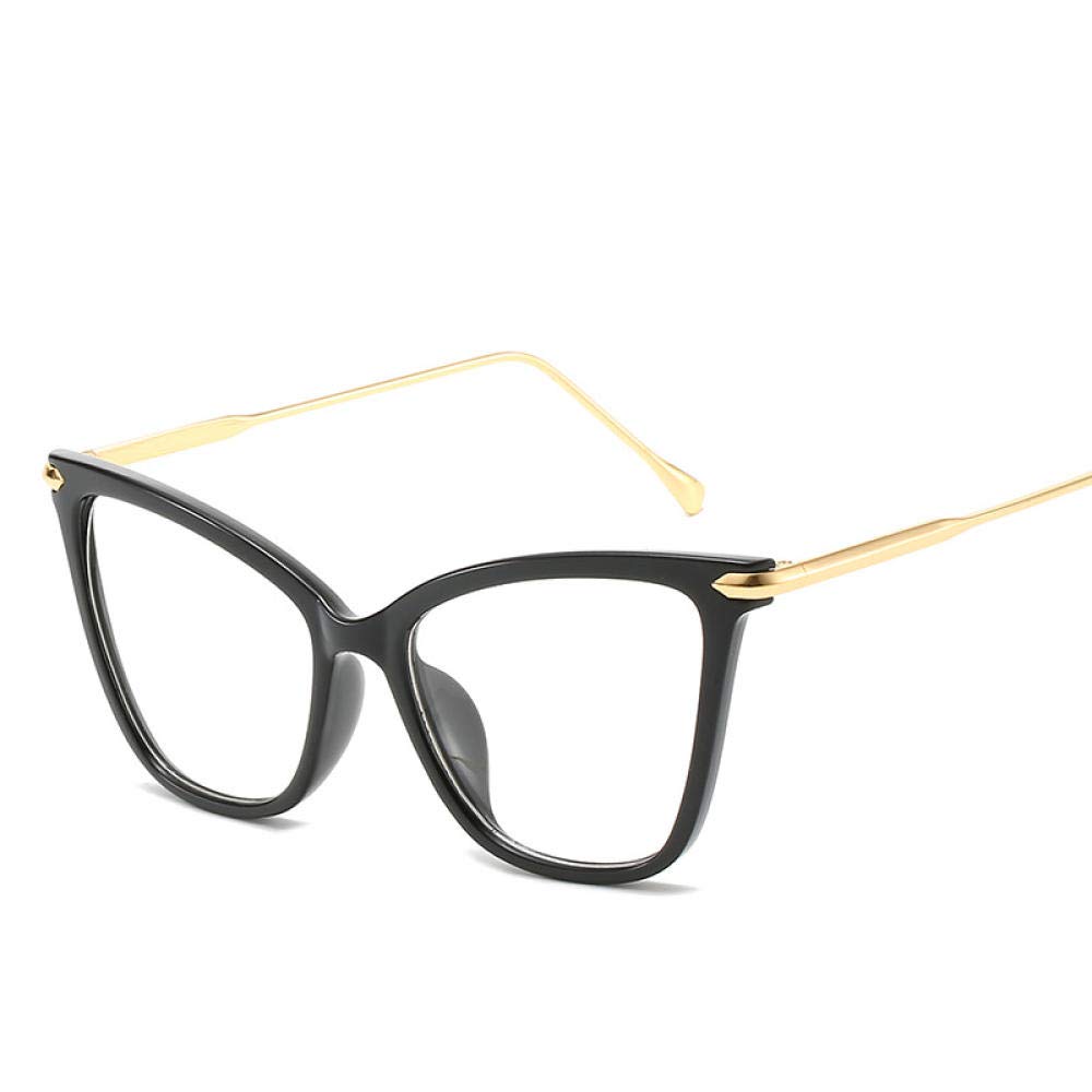 Stylish Cat Eye Oversized Glasses for Women - Classic Metal Frame with Clear Lenses | Trendy Eyewear for Work, Party & Everyday Fashion
