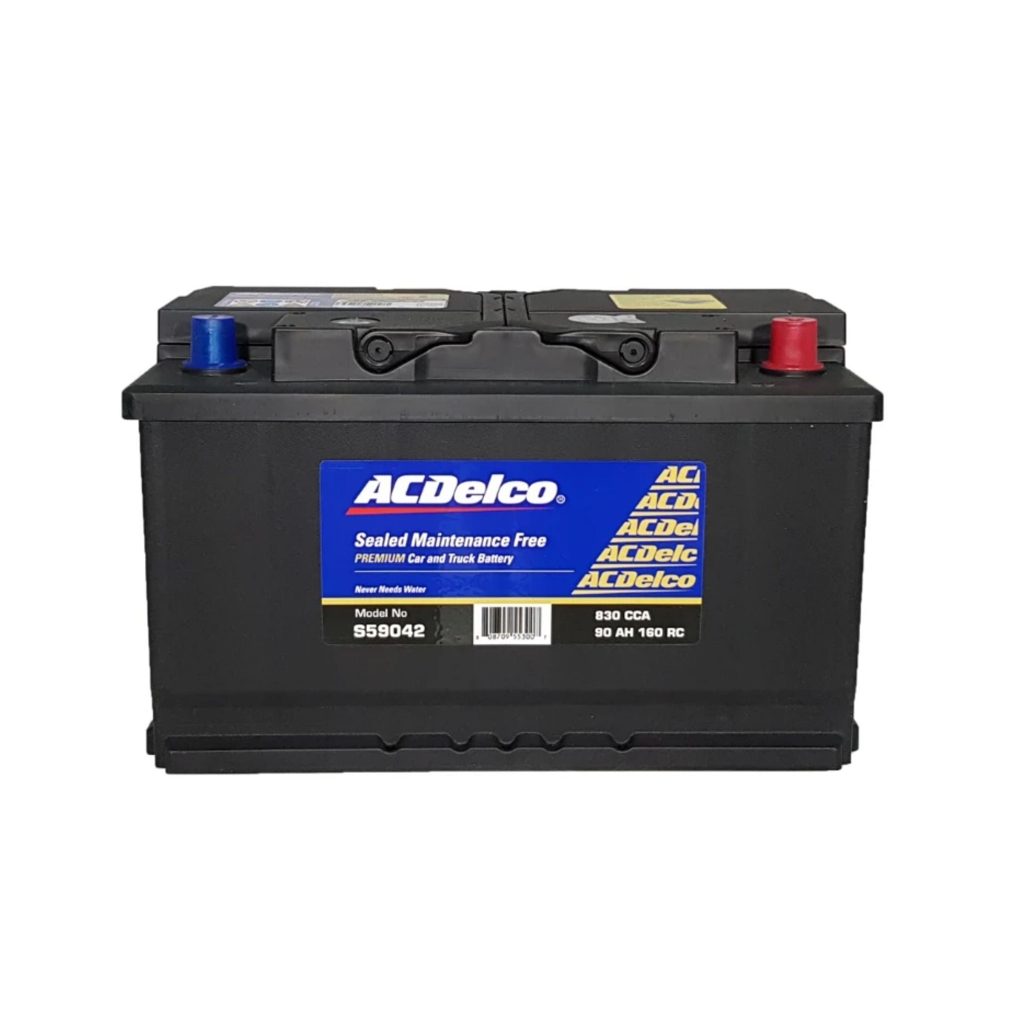 ACDelco SMF Battery DIN75 (Reverse) S59043L - Premium Car Battery for Reliable Starting Power - Ideal for European Vehicles & Heavy-Duty Applications