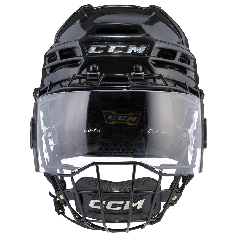 CCM HVR Hybrid Visor Hockey Helmet Visor - Clear Anti-Fog Lens for Enhanced Visibility - Perfect for Ice Hockey, Street Hockey & Roller Hockey Players